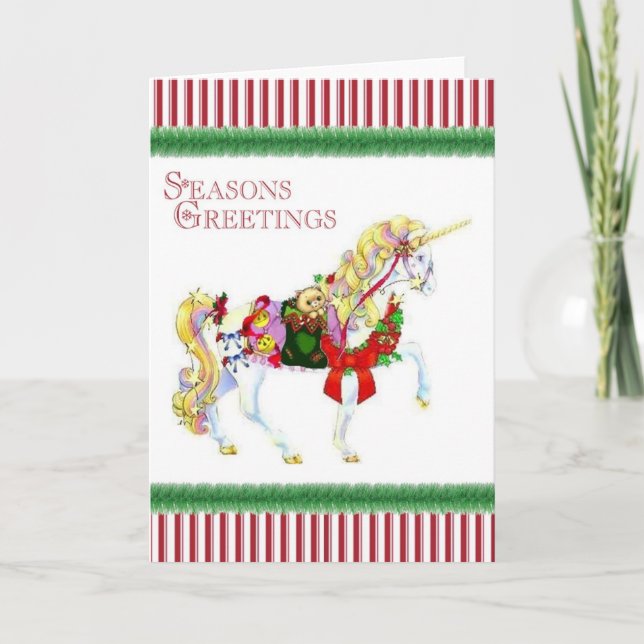 Weihnachtskarte Feiertagskarte (Vorderseite)