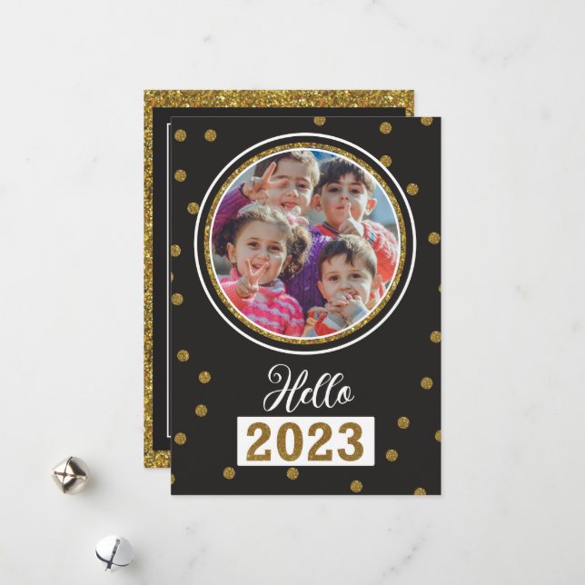 Weihnachtskarte Feiertagskarte (Vorderseite/Rückseite Beispiel)