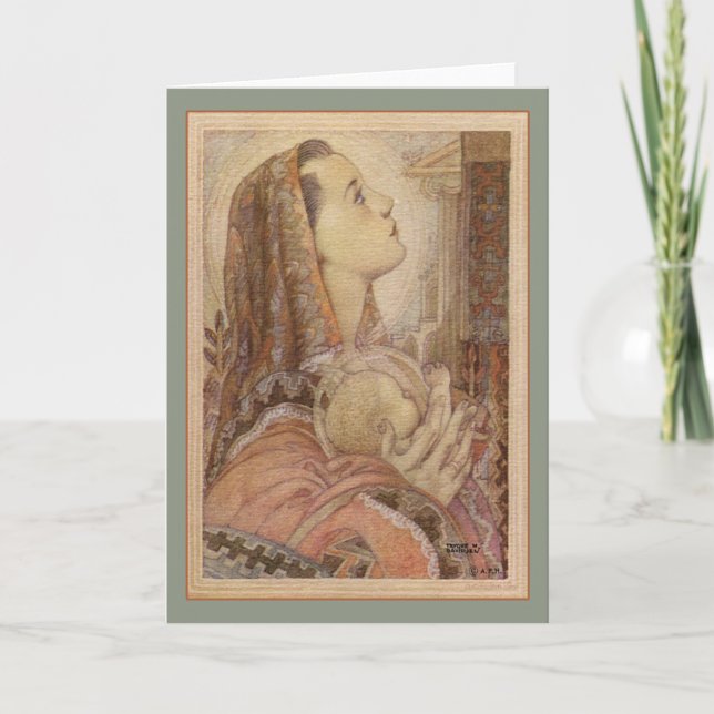 Weihnachtskarte Feiertagskarte (Vorderseite)