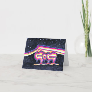 Weihnachtskarte Feiertagskarte