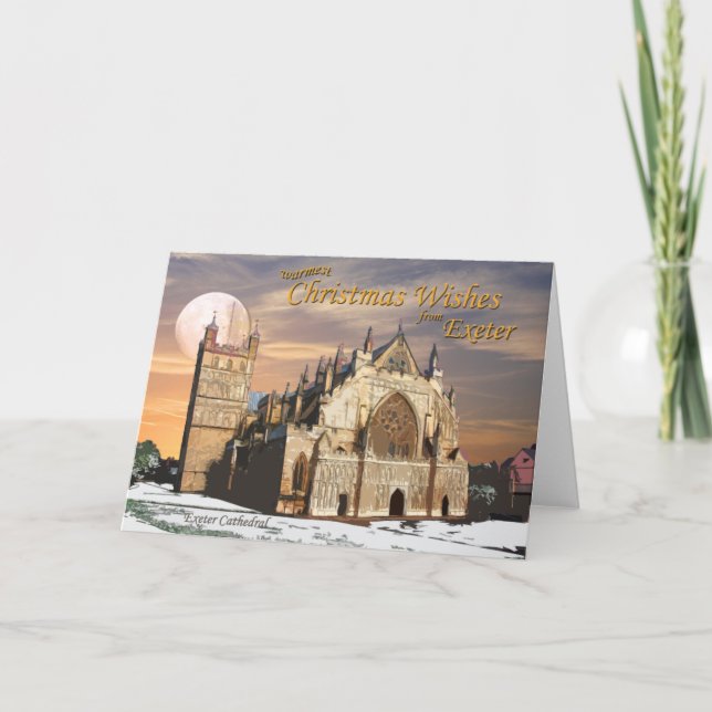 Weihnachtskarte Feiertagskarte (Vorderseite)