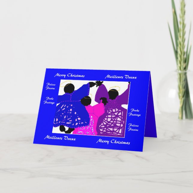 Weihnachtskarte Feiertagskarte (Vorderseite)