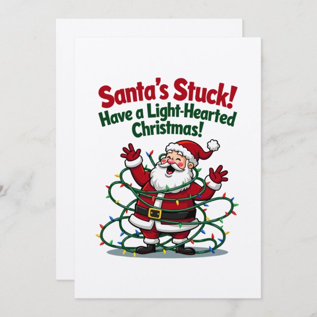 Weihnachtskarte Feiertagskarte (Vorne/Hinten)