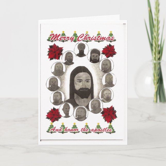 Weihnachtskarte Feiertagskarte (Vorderseite)