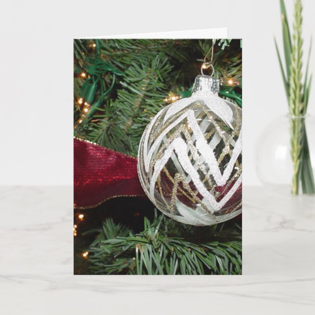 Weihnachtskarte Feiertagskarte (Vorderseite)