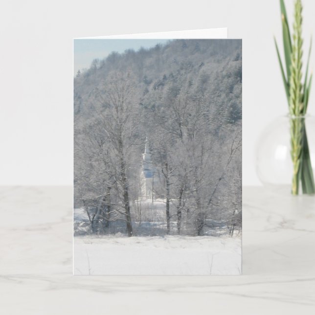 Weihnachtskarte Feiertagskarte (Vorderseite)