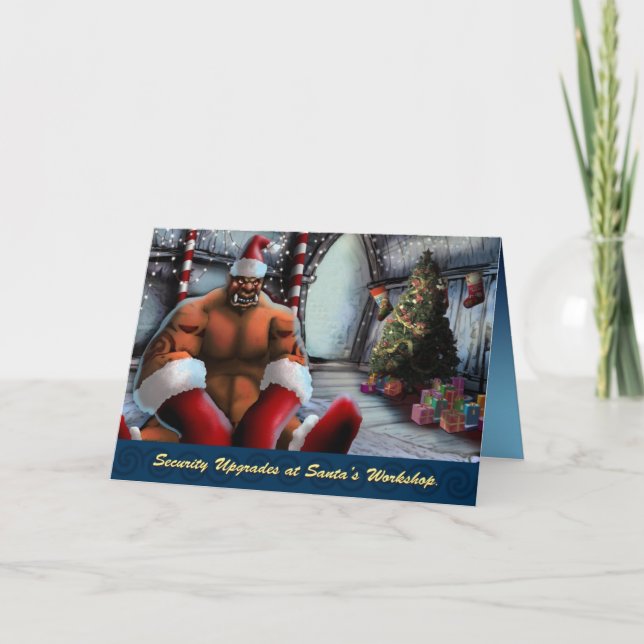 Weihnachtskarte Feiertagskarte (Vorderseite)