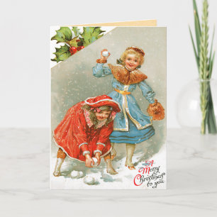 Weihnachtskarte Feiertagskarte