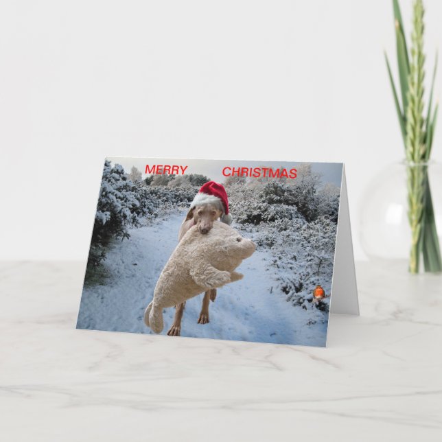 Weihnachtskarte Feiertagskarte (Vorderseite)