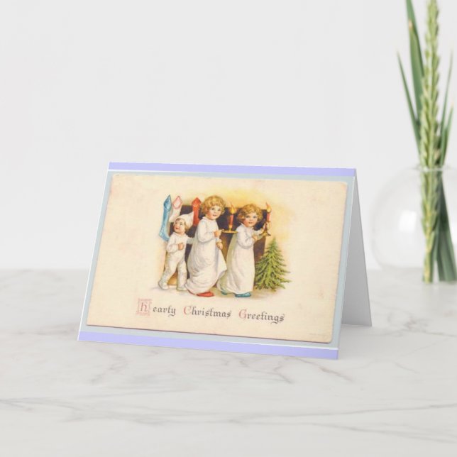 Weihnachtskarte Feiertagskarte (Vorderseite)