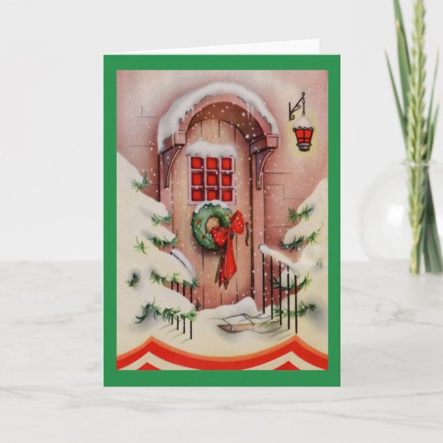 Weihnachtskarte Feiertagskarte (Vorderseite)