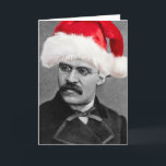 Weihnachtskarte Feiertagskarte<br><div class="desc">Ein sanftes Lachen für sanfte Atheisten,  die noch Weihnachten Liebe. "Gott ist tot. Trotzdem frohe Weihnachten!" Eines unserer meistverkauften Produkte.</div>