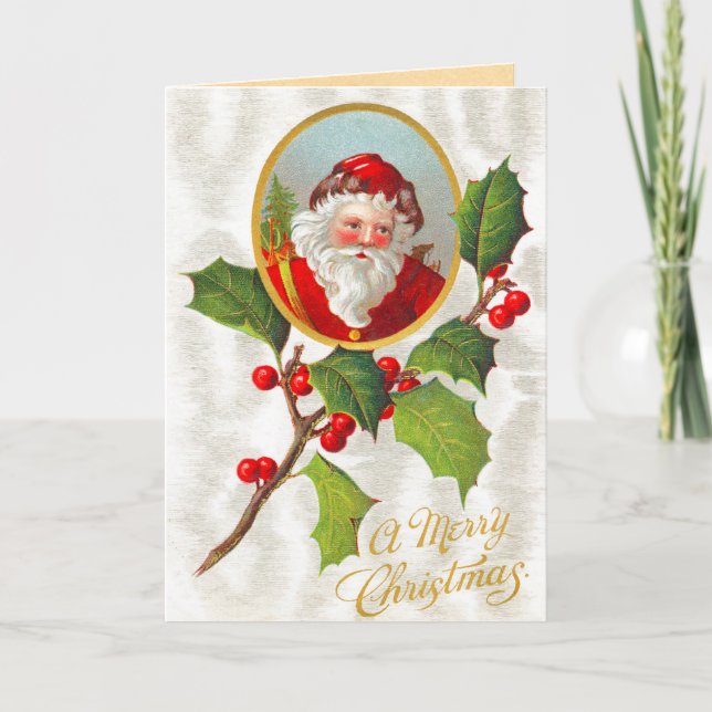 Weihnachtskarte Feiertagskarte (Vorderseite)