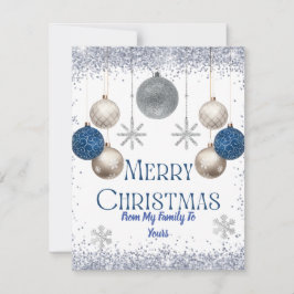 Weihnachtskarte Feiertagskarte