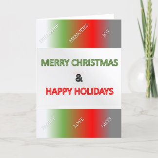 Weihnachtskarte Feiertagskarte
