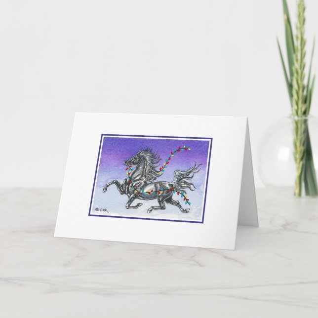 Weihnachtskarte Feiertagskarte (Vorderseite)