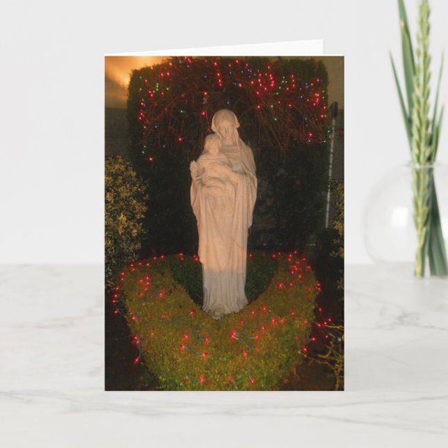 Weihnachtskarte Feiertagskarte (Vorderseite)