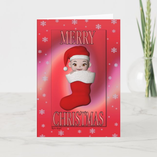 Weihnachtskarte Feiertagskarte (Vorderseite)