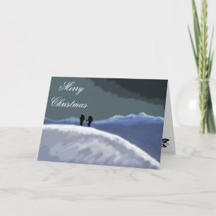 Weihnachtskarte Feiertagskarte