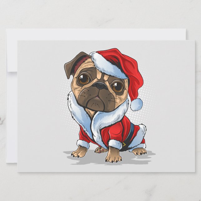 Weihnachtskarte Feiertagskarte (Vorderseite)