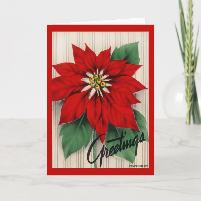 Weihnachtskarte Feiertagskarte (Vorderseite)