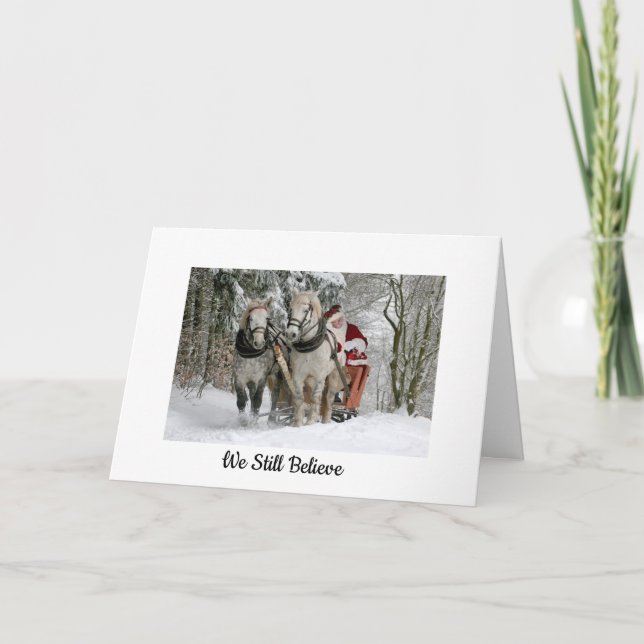 Weihnachtskarte Feiertagskarte (Vorderseite)