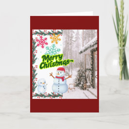 Weihnachtskarte Feiertagskarte