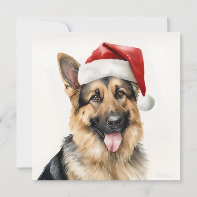 Weihnachtskarte Feiertagskarte (Vorderseite)