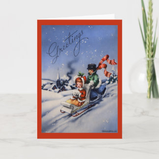 Weihnachtskarte Feiertagskarte