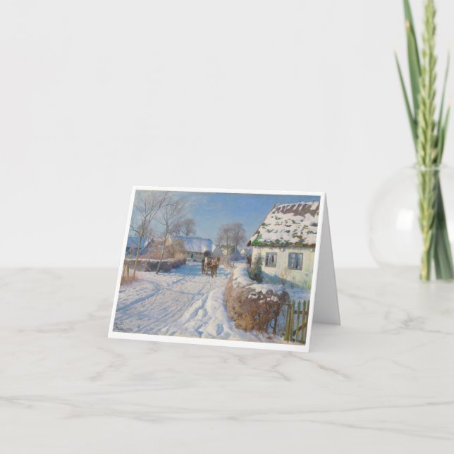 Weihnachtskarte Feiertagskarte (Vorderseite)