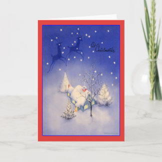 Weihnachtskarte Feiertagskarte