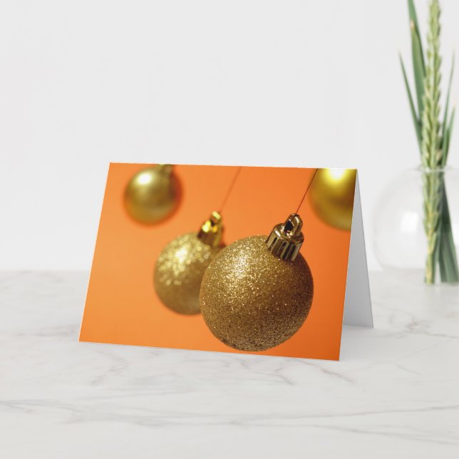 Weihnachtskarte Feiertagskarte (Vorderseite)