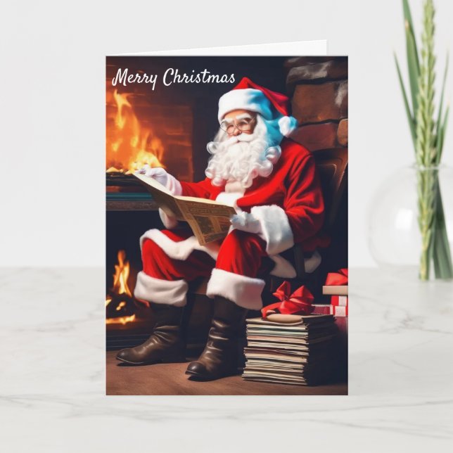 Weihnachtskarte Feiertagskarte (Vorderseite)