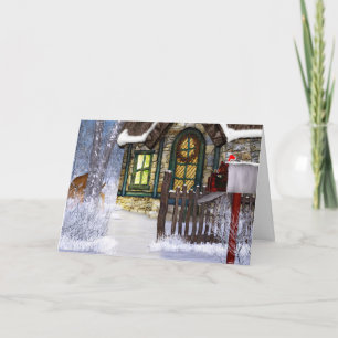 Weihnachtskarte Feiertagskarte