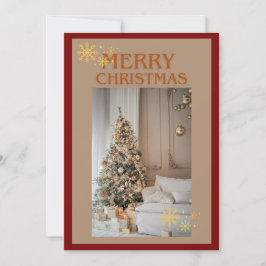 Weihnachtskarte Feiertagskarte