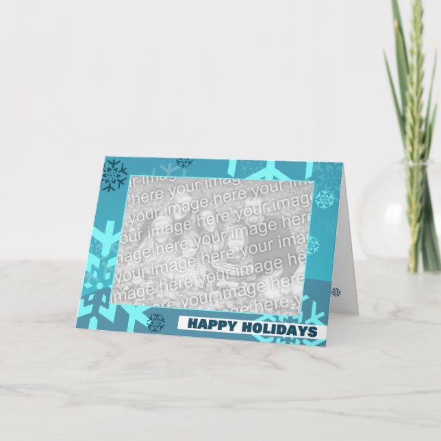 Weihnachtskarte Feiertagskarte (Vorderseite)