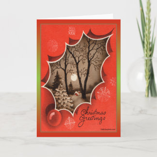 Weihnachtskarte Feiertagskarte