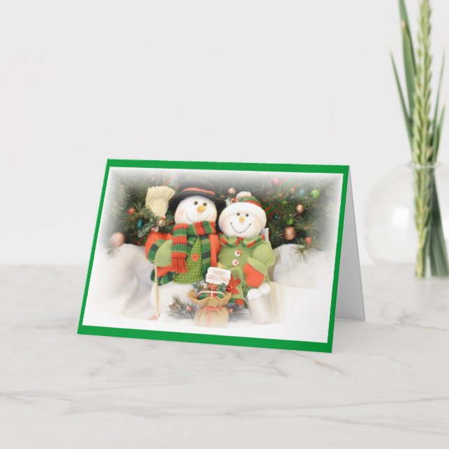 Weihnachtskarte Feiertagskarte (Vorderseite)