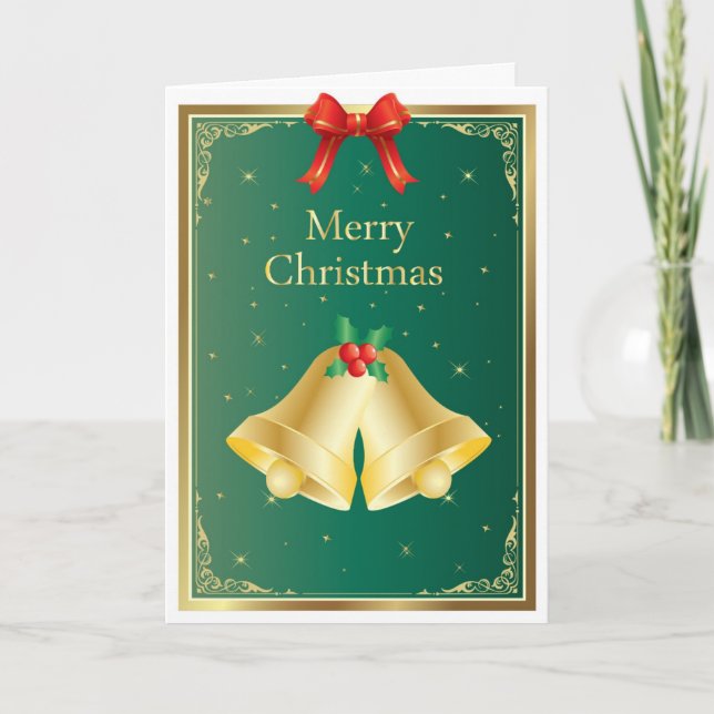 Weihnachtskarte Feiertagskarte (Vorderseite)