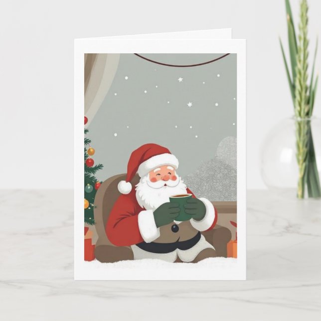 Weihnachtskarte Feiertagskarte (Vorderseite)