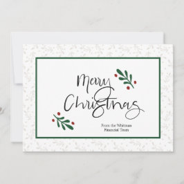 Weihnachtskarte Feiertagskarte