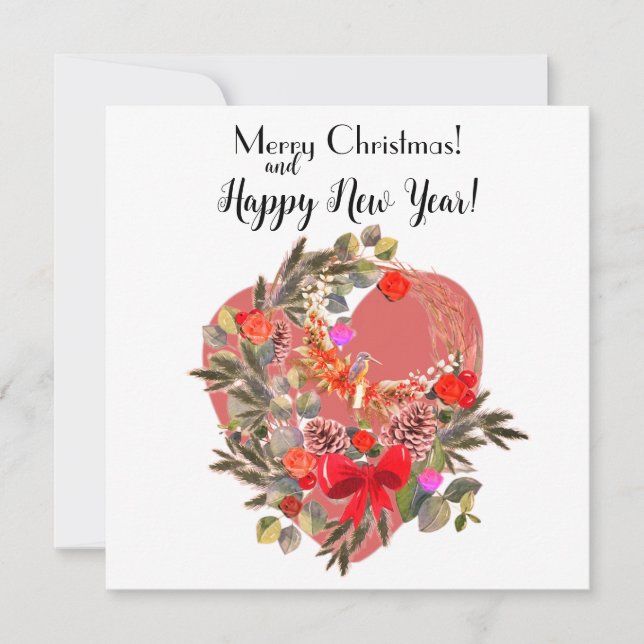 Weihnachtskarte! Feiertagskarte (Vorderseite)