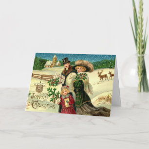 Weihnachtskarte Feiertagskarte