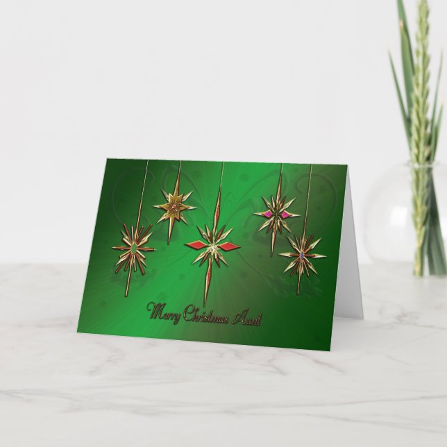 Weihnachtskarte Feiertagskarte (Vorderseite)