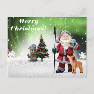 Weihnachtskarte Feiertagspostkarte
