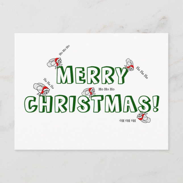 Weihnachtskarte Feiertagspostkarte (Vorderseite)