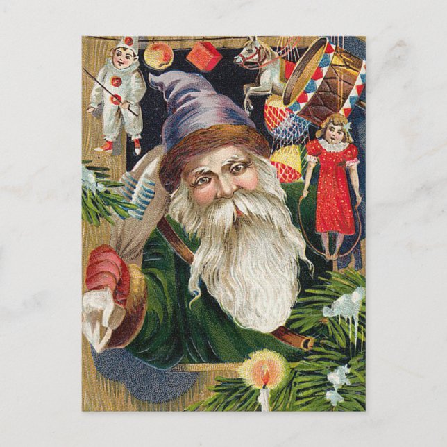 Weihnachtskarte Feiertagspostkarte (Vorderseite)
