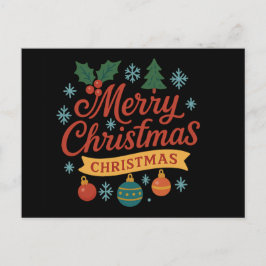 Weihnachtskarte Feiertagspostkarte