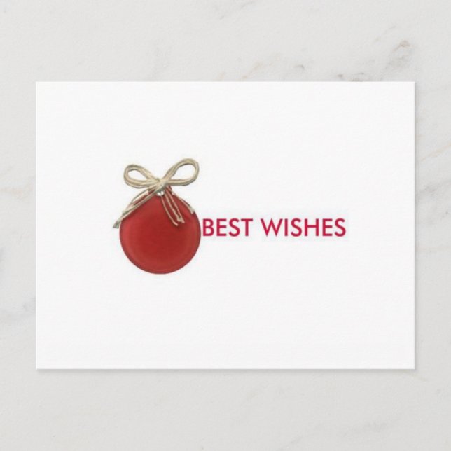 Weihnachtskarte Feiertagspostkarte (Vorderseite)