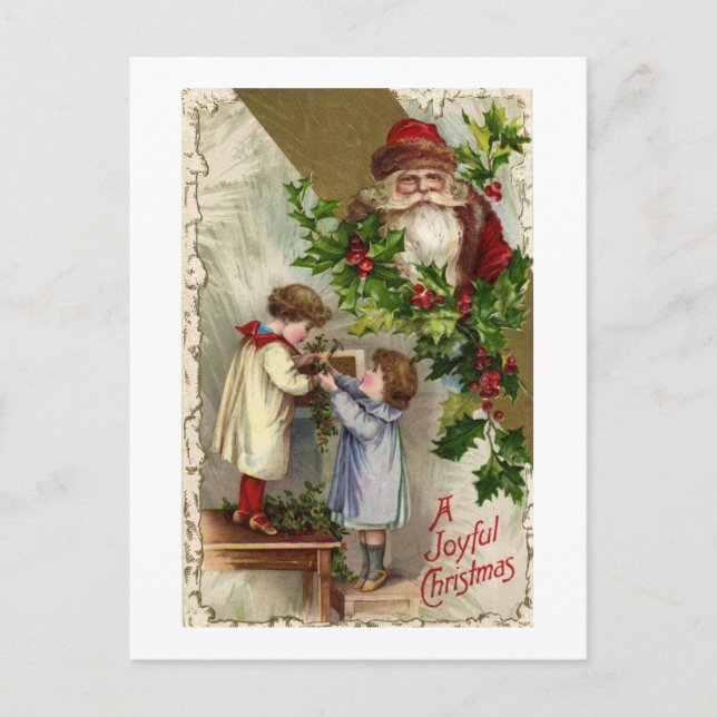 Weihnachtskarte Feiertagspostkarte (Vorderseite)